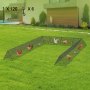 VEVOR Túneles para Pollos de 600 x 400 x 61,5 cm, Túneles para Pollos para Patio Túneles para Pollos Portátiles para Exteriores con Marcos de Esquina, 2 Juegos, Adecuado para Pollos, Patos, Conejos