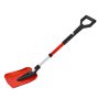 VEVOR Pala de Nieve de Aleación Plegable de Aluminio, Pala Quitanieves Ancho de 22 cm Largo de 91 a 102 cm, con Empuñadura en D de PP, Portátil y Ligera, para Quitar Nieve de Entrada de Vehículos