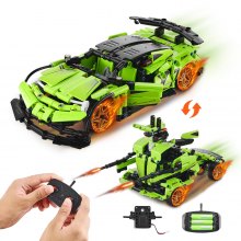 VEVOR STEM RC 2 en 1 Coche y Robot de Construcción con Aplicación para Niños