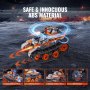 VEVOR 554 PCS STEM 5 en 1 Kits de Construcción de Automóviles, Automóviles/Robot/Tanque/Cubo de Rubik/Quitanieves Controlados por Control Remoto y Aplicación, Juguete para Niños de 6 Años en Adelante