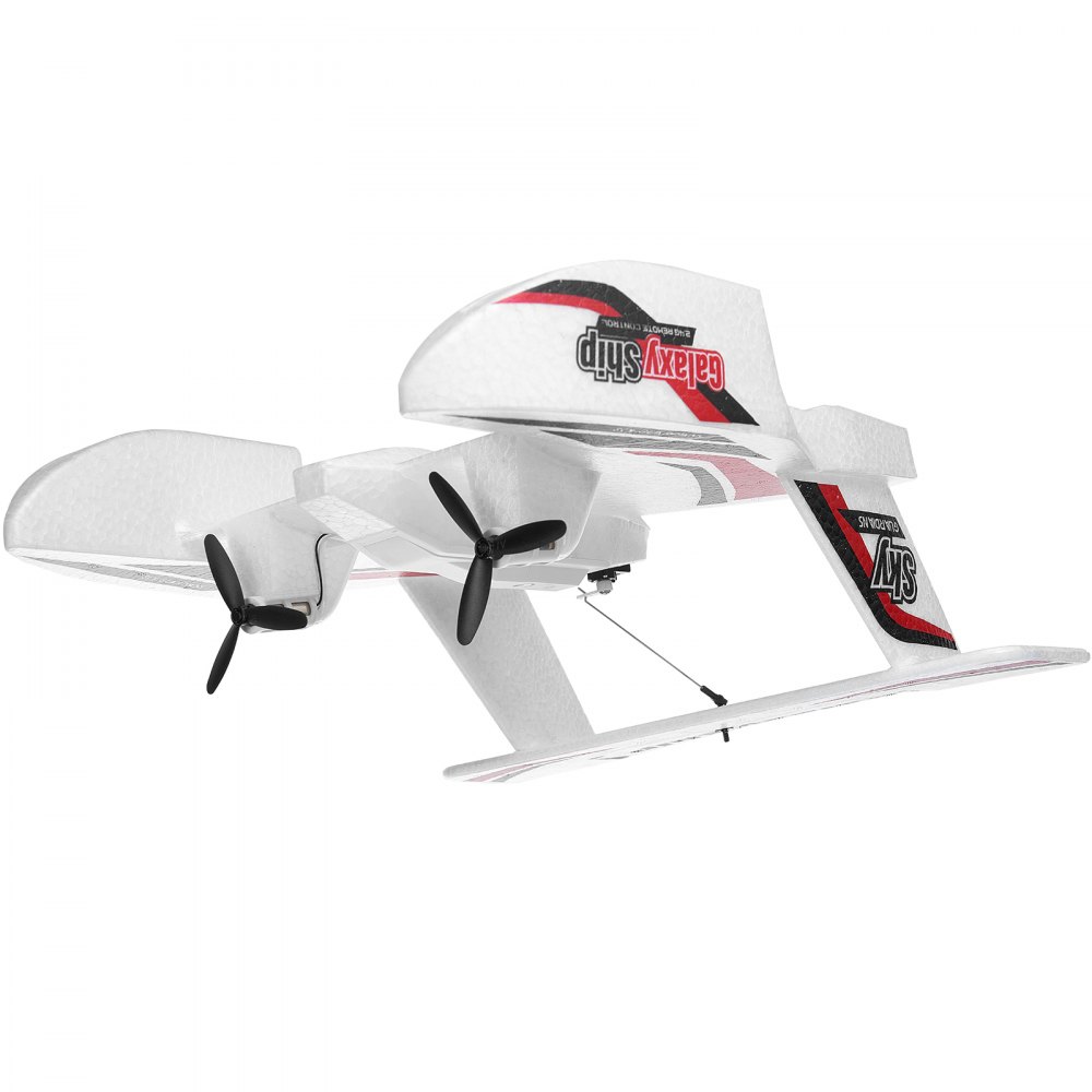 Avión RC VEVOR, avión de control remoto de 3 canales de 2,4 GHZ con estabilizador giroscópico de 6 ejes, avión anfibio listo para volar, juguete con 2 baterías, planeador RC fácil de volar para adultos, niños, principiantes y niños