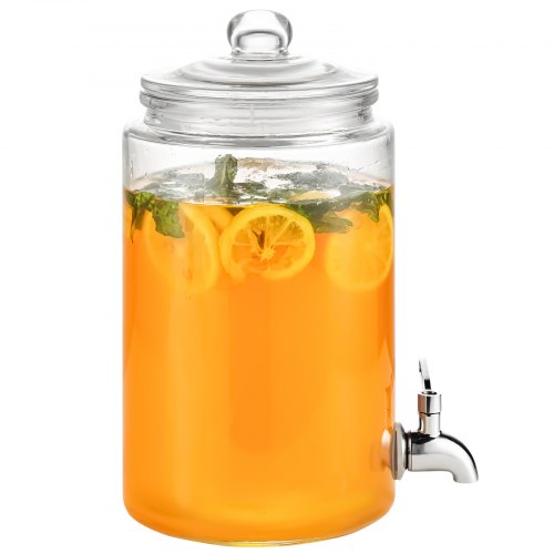 Dispensador de vidrio de agua 8 L con base de color – Almacenes Anfora Dispensador de vidrio de agua 8 L con base de color – Almacenes Anfora