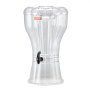 VEVOR Dispensador de Bebidas de 13 L para Fiestas, Plástico, con Grifo Antigoteo, Dispensador de Agua para Té Helado, Limonada, Zumo, para Restaurantes, Hoteles y Fiestas, 330 x 330 x 540 mm