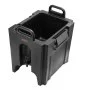 VEVOR Dispensador de Bebidas Aislado Dispensador de Agua Fría y Caliente No Eléctrico 37,6 L Almacenamiento de Alimentos de Acero Inoxidable Contenedor Aislado con Grifo Portátil para Camping Catering