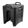 VEVOR Dispensador de Bebidas Aislado Dispensador de Agua Fría y Caliente No Eléctrico 37,6 L Almacenamiento de Alimentos de Acero Inoxidable Contenedor Aislado con Grifo Portátil para Camping Catering