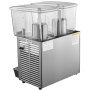 VEVOR 12L x 2 Tanks Beverage Dispenser Black Juice Dispenser Stainless Steel Beverage Dispenser Tap Drinking Water Dispenser for Commercial or Home Use