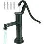 VEVOR Bomba de Mano de Hierro Fundido 40 x 15 x 65 cm Bomba de Agua Manual Antigua, Profundidad Máxima de Bomba de 6 m, Bomba Manual Decorativa para Jardín al Aire Libre con Mango Ergonómico, Verde
