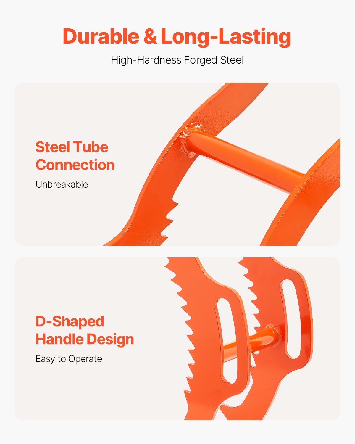 VEVOR Professional Forestry Grapple 710-812 mm, Lifting Grapple with 4 Claws, Rotating Steel Log Grapple, 1000 kg Load Capacity, Serrated Claw Design, Log Grab, Drag Grapple, Hook Grapple for Tractors, Carts