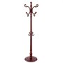 VEVOR Coat Rack Freestanding, Wooden Coats Rack Stand with Weighted Base & 11 Hooks, Free Standing Hall Coat Tree for Entryway, Bedroom, Living Room, Modern Clothes Hanger Stand for Coats, Hats, Bag