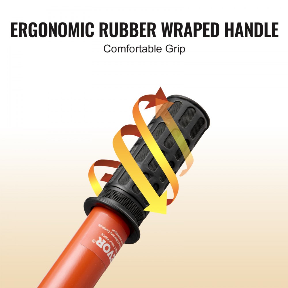 VEVOR Timberjack Mango de 1219 mm de Acero Resistente Elevador de Troncos con Gancho de Inclinación Ajustable Gato para Troncos de Diámetro Máximo 63,5cm Gato para Cortar, Rodar y Levantar Troncos