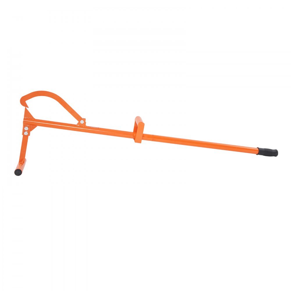 VEVOR Elevador de Troncos Resistente Mango de Metal de 1219 mm Gato para Troncos con Gancho de Inclinación Ajustable para Troncos de Diámetro de hasta 38 cm Gato para Enrollar, Levantar Troncos