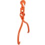 VEVOR Forestry Grapple, 457.2 mm 2-Claw Log Lifting Grapple, Robust Rotating Skidding Grapple Made of Steel, 772 lbs/350 kg Load Capacity, Tool for Lifting, Handling, Pulling and Carrying Logs