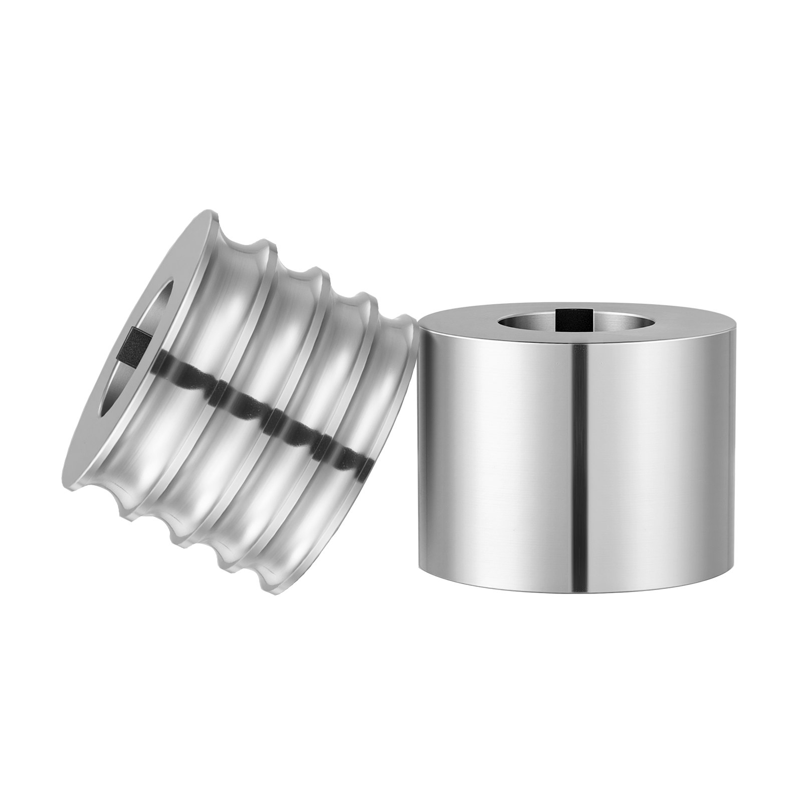 VEVOR 2 Rodillos de Recambio para Máquina de Laminación de Joyas 4 Tamaños, Accesorios de Repuesto para Laminadora para Fabricar Anillos Pulseras de Oro, Plata, 1 Plano y 1 Semicircular, 6/7/8/9 mm