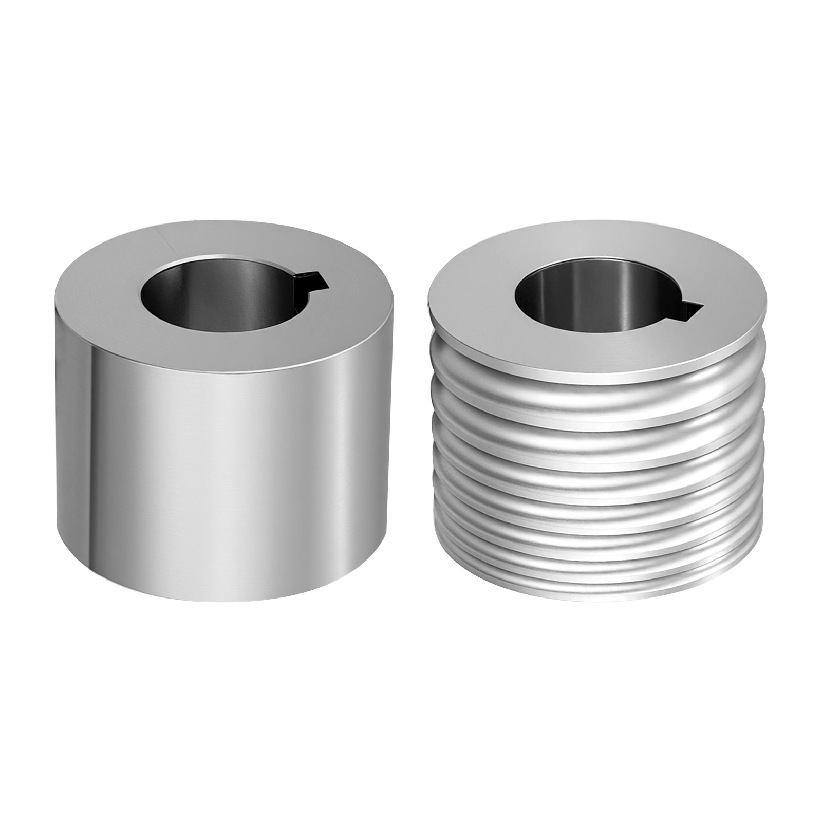VEVOR 2 Rodillos de Repuesto para Máquina de Laminación de Joyas 7 Tamaños, Recambio para Laminadora para Fabricar Anillos Pulseras de Oro Plata, 1 Plano y 1 Semicircular, 2/2,5/3/3,5/4/5/6 mm, Acero
