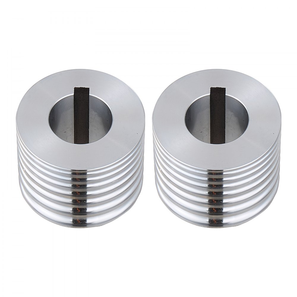 VEVOR Rodillo de Repuesto para Máquina de Laminación de Joyería 2 Piezas, Accesorio de Recambio para Laminadora, 7 Tamaños 2/2,5/3/3,5/4/5/6 mm, Forma Ovalada, Acero Aleado, para Oro Plata Metales