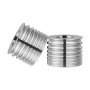VEVOR Replacement Roller for Rolling Mill 7 Sizes Grooves 2 Oval Rollers, Jewelry DIY Tool Accessory Parts, Premium Alloy Steel, Easy Installation, for Pressing Ductile Metals, Gold, Silver, Brass