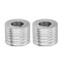 VEVOR Replacement Roller for Rolling Mill 7 Sizes Grooves 2 Oval Rollers, Jewelry DIY Tool Accessory Parts, Premium Alloy Steel, Easy Installation, for Pressing Ductile Metals, Gold, Silver, Brass
