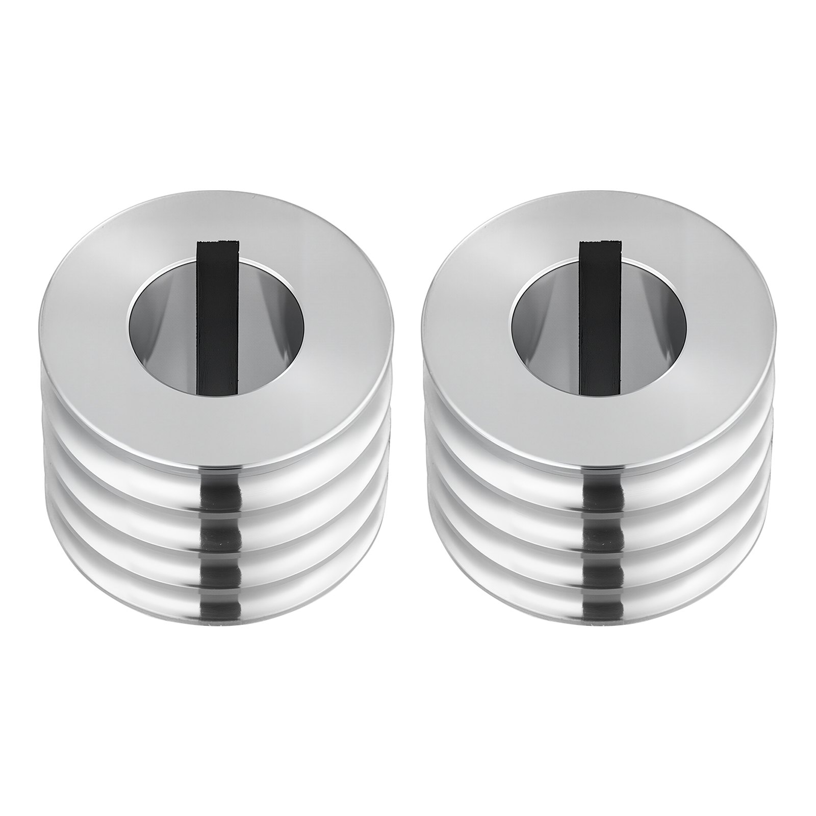 VEVOR 2 Piezas Rodillo de Repuesto para Máquina de Laminación de Joyería, Accesorio de Recambio para Laminadora para Fabricar Anillos Pulseras, 4 Tamaños 6/7/8/9 mm, Ranuras Redondas, Acero Aleado