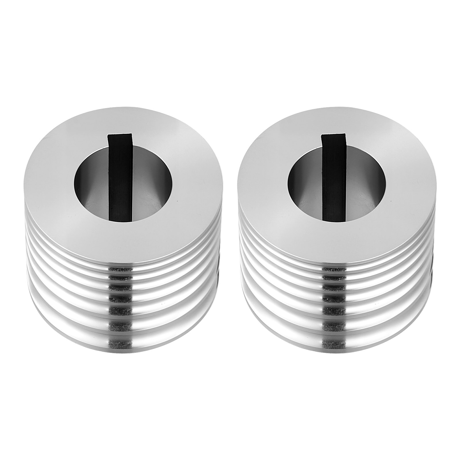 VEVOR Rodillo de Recambio para Máquina de Laminación de Joyería 2 Piezas, Accesorio de Repuesto para Laminadora, 7 Tamaños 2/2,5/3/3,5/4/5/6 mm, Ranuras Redondas, Acero Aleado, para Oro Plata Joyas
