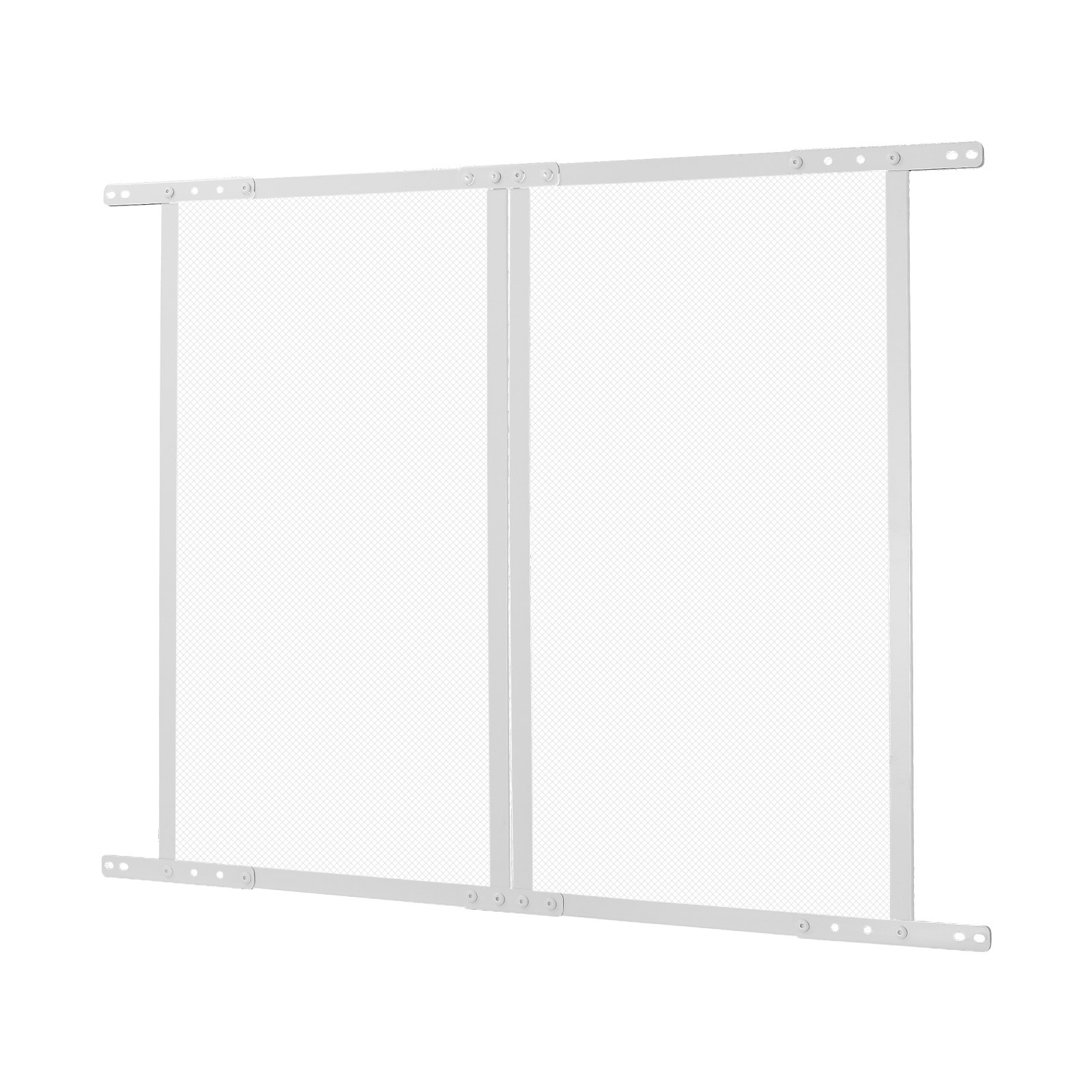 VEVOR Protector de Puerta para Caravana, Rejilla de 660,4 x 609,6 x 10 mm, Malla Transpirable Reforzada Protección de Entrada para Caravanas de Aleación de Aluminio para Mascotas, Color Blanco