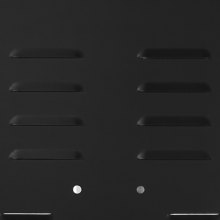 Revestimiento en polvo negro con rejilla de ventilación para capó VEVOR para Jeep Wrangler JK 2013-2017