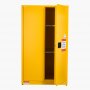 VEVOR Flammable Cabinet, 96.4 x 86.4 x 165.1 cm, 65 Gallon Flammable Storage Cabinet with Adjustable Shelf, Cold-Rolled and Galvanized Steel Fire Cabinets, for Commercial Industrial Home Use, Yellow