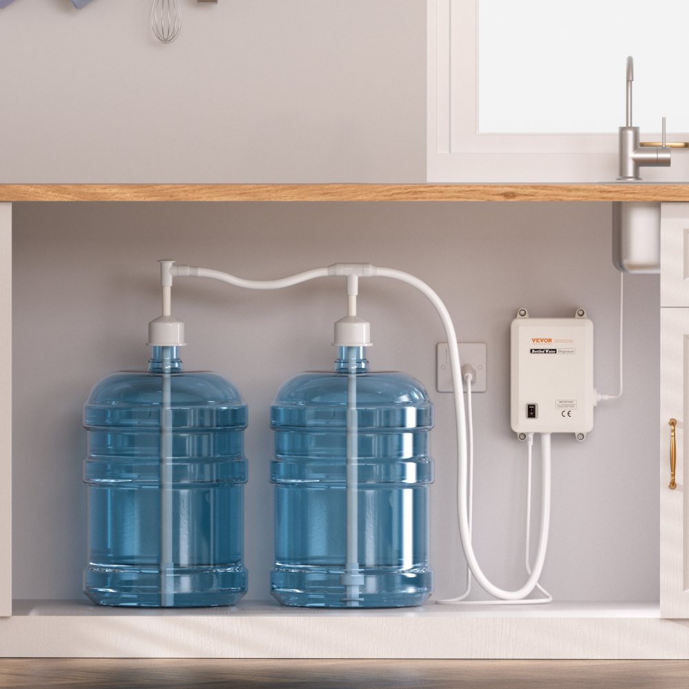 VEVOR Dispensador de Agua Bomba de Agua Embotellada Eléctrica Sistema de Agua Embotellada Botella de Bomba de Agua