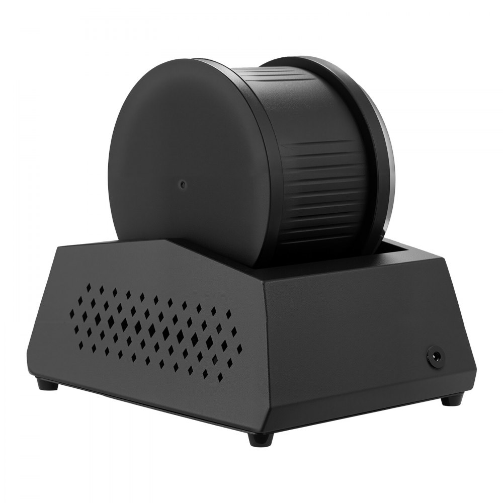 VEVOR Pulidora Eléctrica para Piedra, Carga de 1,81 kg, 4 Niveles de Velocidad, Temporizador de Pulido de 9 Días, Panel de Control Intuitivo, Protección contra Sobrecarga y Adaptador, Color Negro