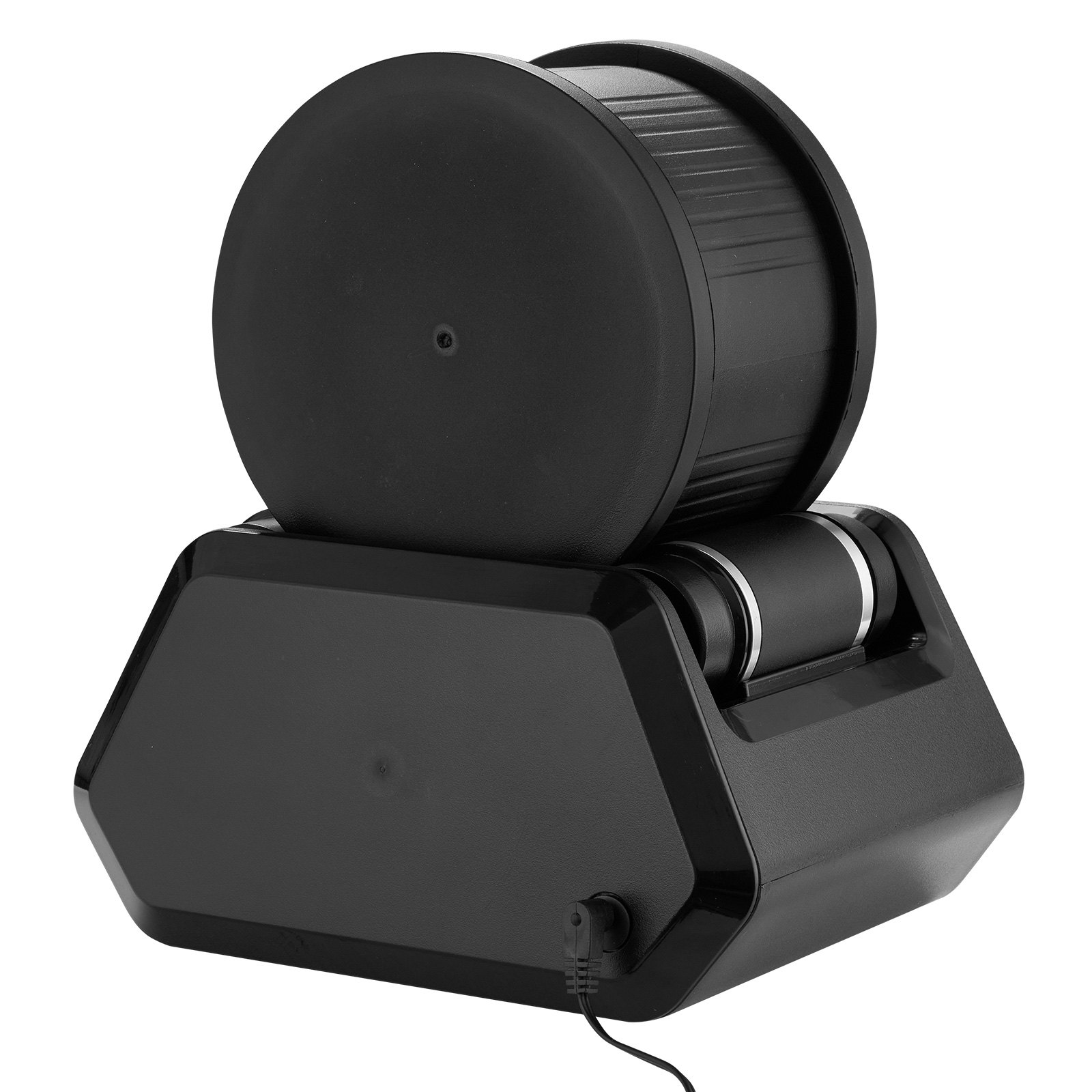 VEVOR Pulidora Eléctrica para Piedras, Carga de 1,36 kg, 4 Niveles, con Piedras Preciosas en Bruto y Granos de Pulido, Temporizador de Pulido de 9 Días y Panel de Control Intuitivo, Color Negro