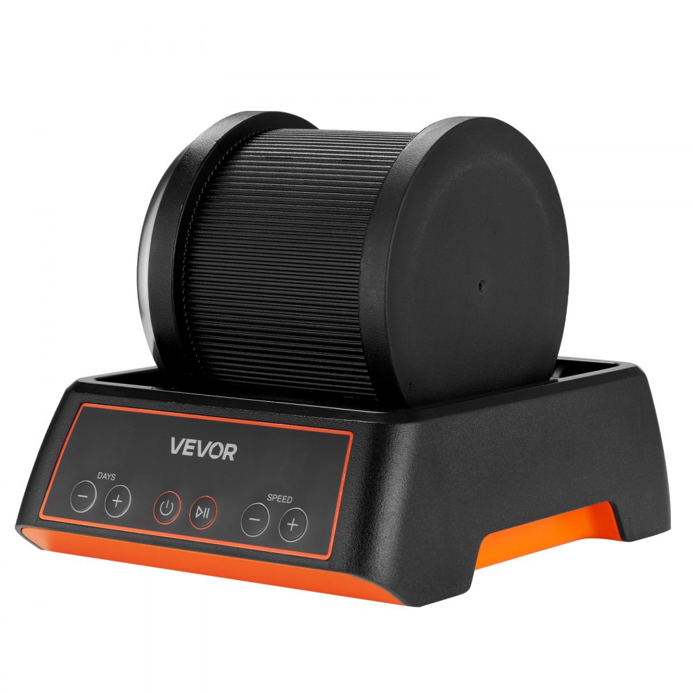 VEVOR Rock Tumbler Kit, 2 lbs Rock Polishing Kit, 4 Speed Settings 9-Day Polishing Timer Stone Polishing Kit, Rock Polisher with Rough Gemstones and Polishing Grits, Rock Polisher for Adults Kids