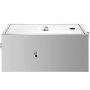 VEVOR Interceptor de Grasa 600x300x300mm Trampas de Grasa 20LB 13GPM 2 entradas Interceptor de acero inoxidable inoxidable Filtro de aceite comercial