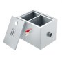 VEVOR Interceptor de Grasa Comercial Separador de Grasa 3,6kg Trampa de Grasa Entrada Superior Acero Inoxidable Debajo del Fregadero Separador de Agua y Aceite 2,8GPM para Cocina, Cantina, Restaurante