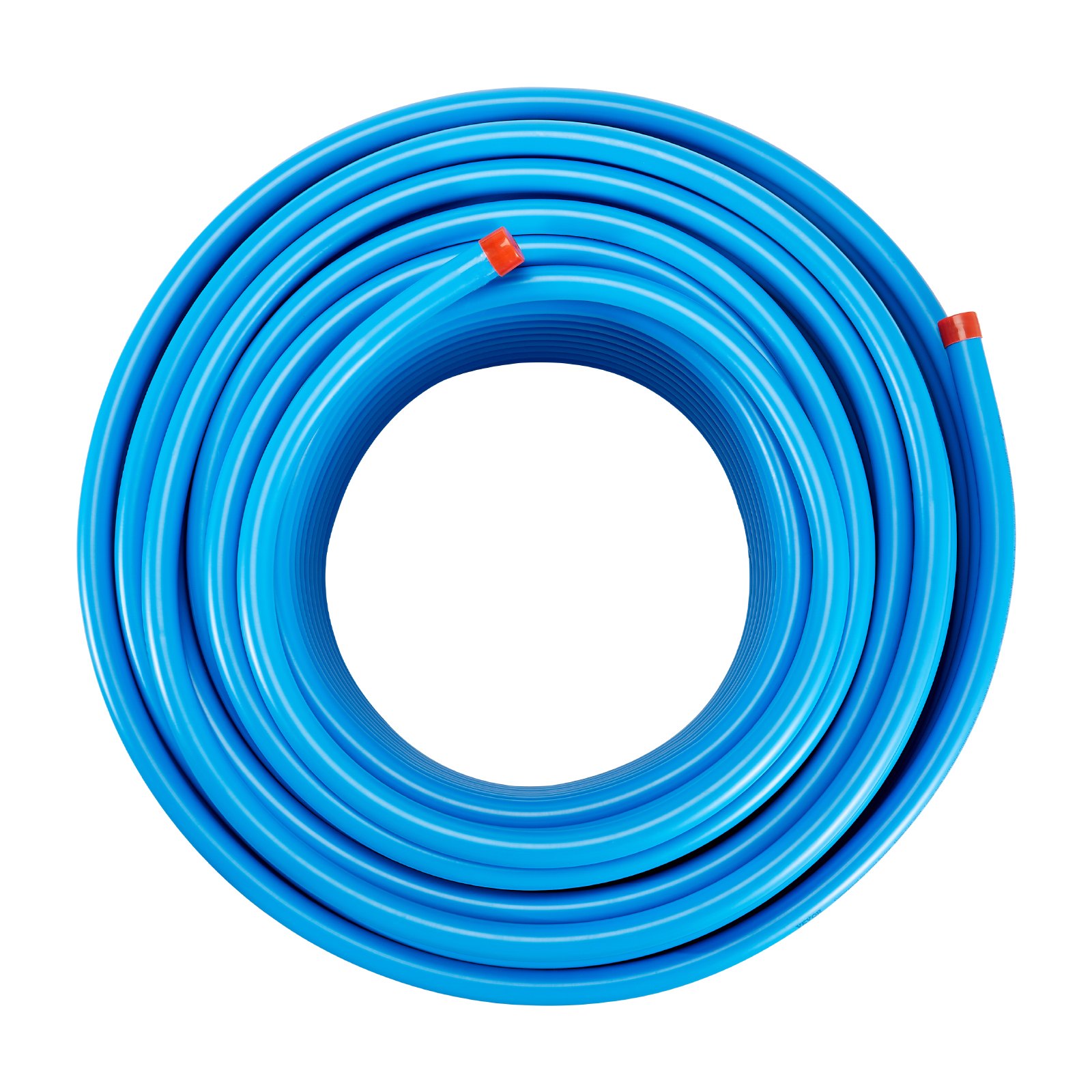 Kit de línea de compresor de aire VEVOR de 3/4'' x 300 pies, sistema de tuberías de aire de HDPE/aluminio, color azul