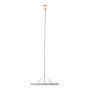 VEVOR Landscape Rake, 914 mm Wide Head 3380 mm Handle, Large Heavy Duty Aluminum Landscaping Leaf Rake Tool, Asphalt Level for Loosening Soil, Garden & Yard, Pond Gravel & Beach Lawn Care, 15.8m Rope