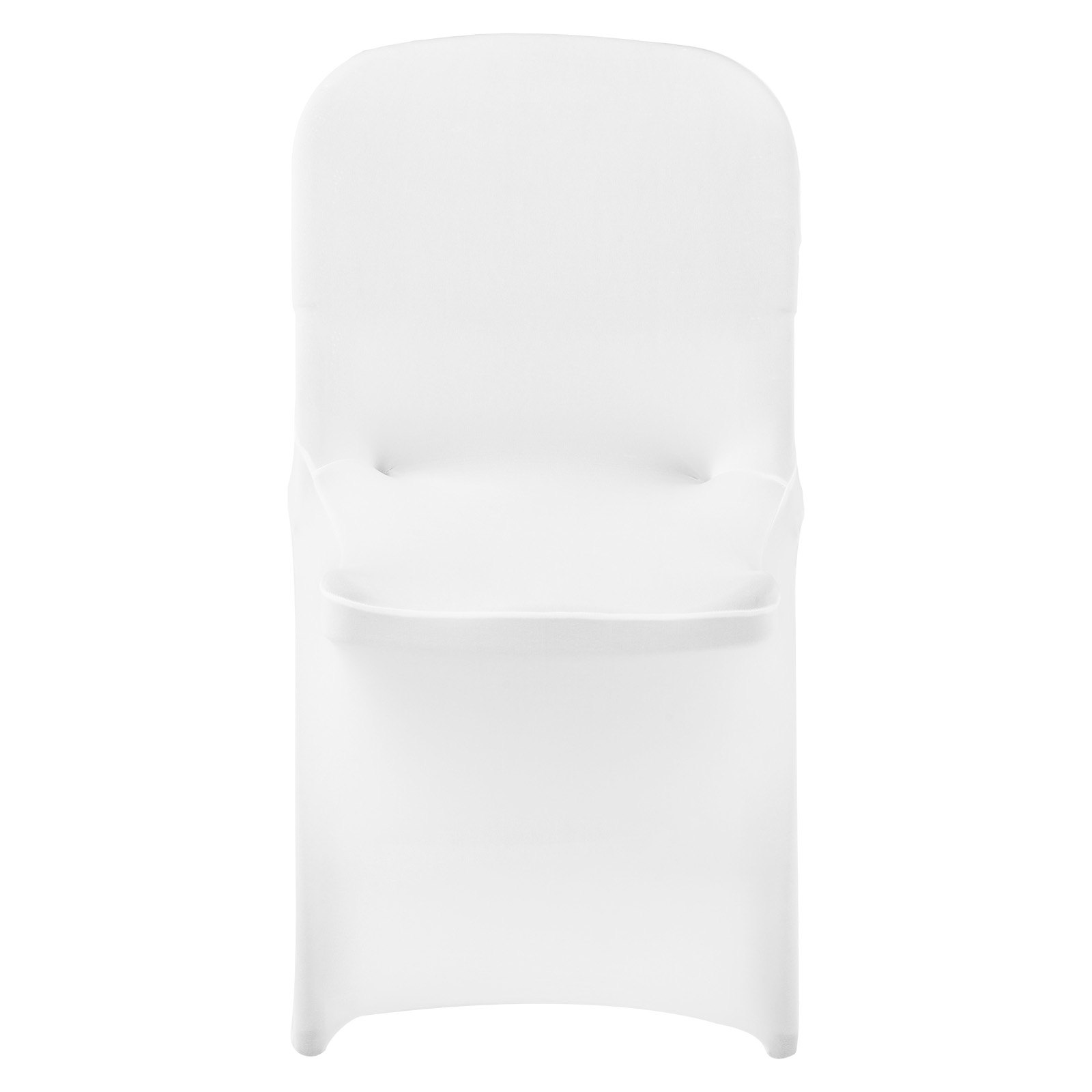VEVOR Fundas Sillas de Comedor 30 Piezas, Funda para Sillones Elástica de Poliéster y Elastano, para Sillas de Hasta 46 x 50 x 86 cm, Tela Suave y Transpirable, para Boda, Fiestas, Banquetes, Blanco