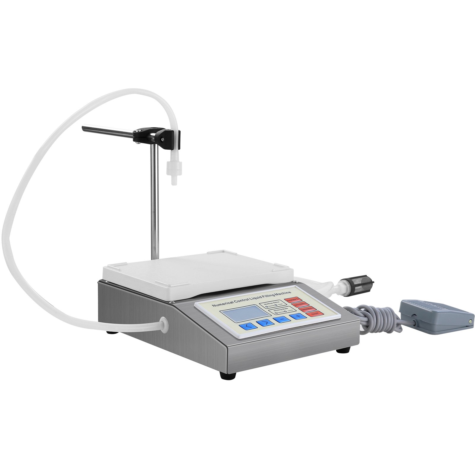 VEVOR Máquina de Llenado de Líquidos 8-3000g 3,2 L/min Llenadora de Botellas 180 x 180 x 90 mm Máquina Llenadora de Líquido Eléctrica Potente para Llenar Líquidos en Farmacias/Cosméticos/Alimentos