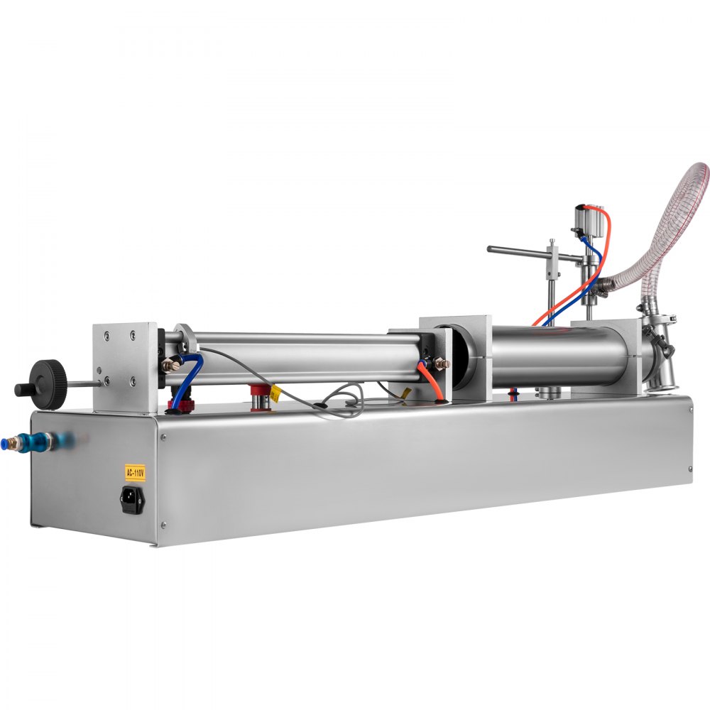 Máquina De Llenado De Líquido Neumática De Pistón 500-3000 Ml 0-30 Botellas/min