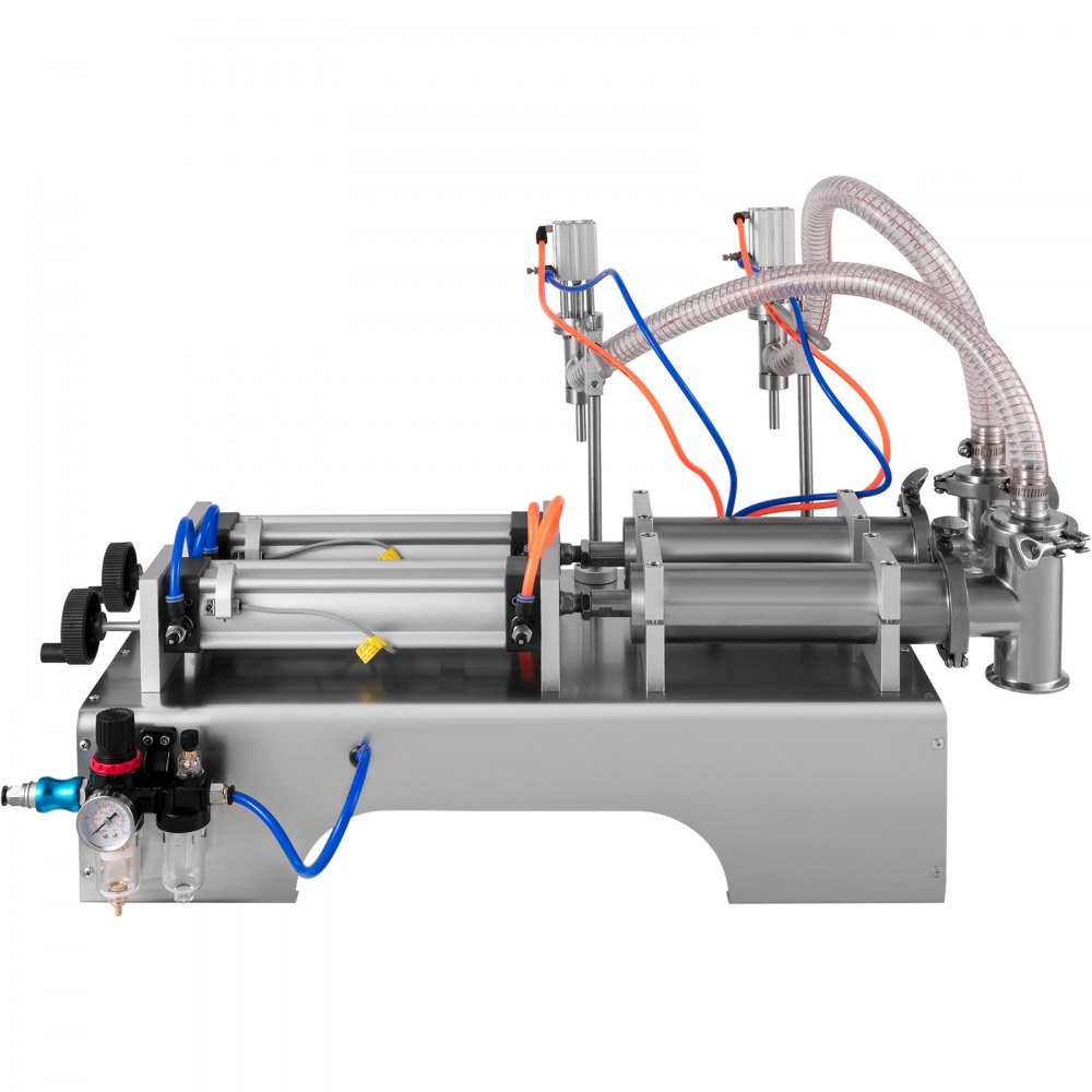 Vevor Máquina De Llenado De Líquidos Neumática 50-500 Ml Con Boquillas Dobles