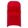 VEVOR Fundas Sillas de Comedor 50 Piezas, Funda para Sillones Elástica de Poliéster y Elastano, para Sillas de Hasta 45 x 46 x 77 cm, Tela Suave y Transpirable, para Boda, Fiestas, Banquetes, Rojo