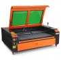 VEVOR 130W CO2 laser engraver, 900x1400mm, 500mm/s laser cutting machine with 2-way pass air assist, compatible with LightBurn, CorelDRAW, AutoCAD, Windows, Mac OS, Linux, for wood, acrylic, fabric