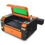 VEVOR 80W CO2 laser engraver, 500x700mm, 500mm/s laser cutting machine with 2-way pass air assist, compatible with LightBurn, CorelDRAW, AutoCAD, Windows, Mac OS, Linux, for wood, acrylic, fabric
