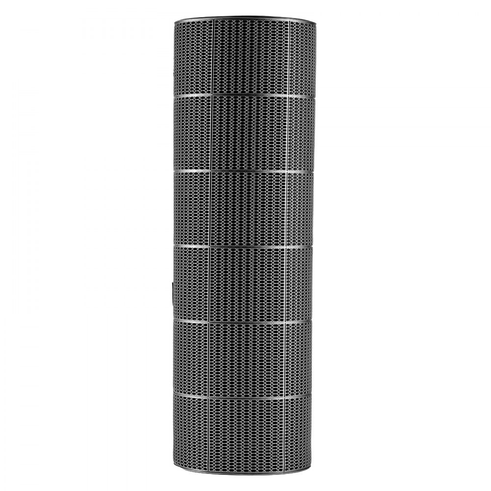 VEVOR Alfombra de Drenaje Antideslizante 90 x 1500 cm, Alfombrilla Comercial de PVC con Orificio de Drenaje, Felpudo Impermeable, Suelo para Cocina Piscina Restaurante Terraza Baño Ducha, Color Negro