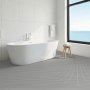 VEVOR Alfombra de Drenaje Antideslizante 90 x 500 cm, Alfombrilla Comercial de PVC Perforada, Felpudo Impermeable, Suelo Antideslizante para Cocina Piscina Terraza Baño Ducha Restaurante, Color Gris