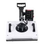 VEVOR Heat Press Machine 29 x 38 cm Sublimation Press Machine Swing Away, Heat Up Fast and Even, Digital Precise Time and Temperature Control, for T-Shirts, Canvas Tote Bags, Pillowcases, Socks