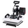 VEVOR Heat Press Machine 30 x 20 cm Sublimation Press Machine Swing Away, Heat Up Fast and Even, Digital Precise Time and Temperature Control, for T-Shirts, Canvas Tote Bag, Pillowcases, Socks