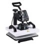 VEVOR Heat Press Machine 30 x 20 cm Sublimation Press Machine Swing Away, Heat Up Fast and Even, Digital Precise Time and Temperature Control, for T-Shirts, Canvas Tote Bag, Pillowcases, Socks