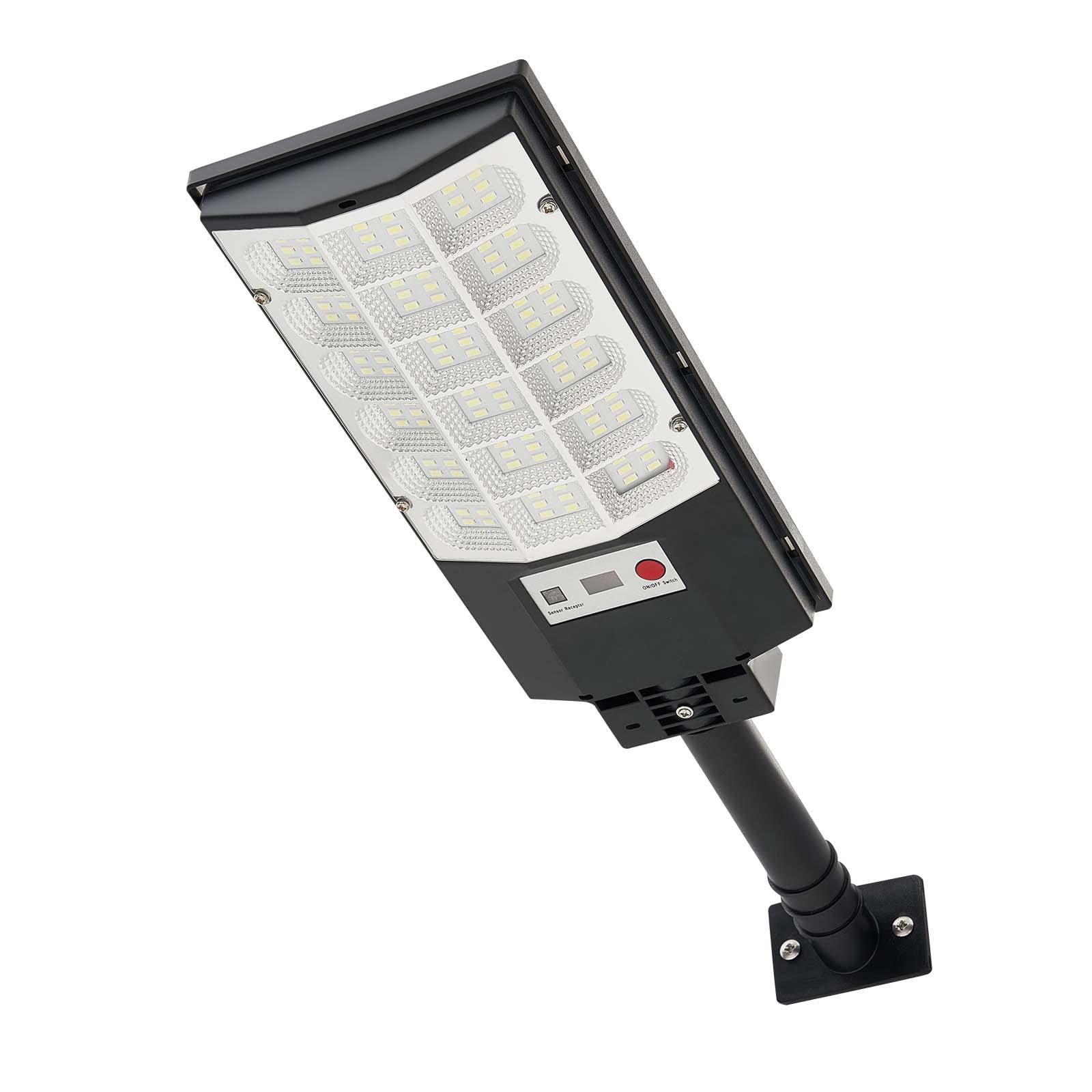 VEVOR Farolas Solares para Exteriores de 500 W, 50 000 LM, Iluminación de Seguridad LED con Sensor de Movimiento, IP65, Resistente al Agua, Ideal para Patios, Calles, Entradas de Vehículos, 4 uds