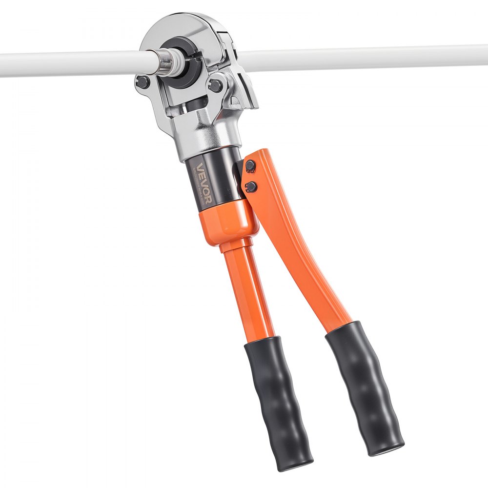 VEVOR Alicates de Prensa Hidráulica de Tuberías, Herramienta de Prensado para Tubos de PEX y Aluminio-plástico con 4 Mordazas TH16, TH20, TH26, TH32, para Reparaciones, Instalaciones de Fontanería