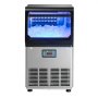 VEVOR Commercial Ice Maker Machine, 41 kg/24h with 3-6 kg Storage Capacity, Countertop/Freestanding/Under Counter, Stainless Steel Ice Maker with LED Display & Self-Cleaning, Home Bar Restaurant
