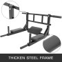 VEVOR Barra de Tracción Montada en La Pared para Todas Personas Ideal para El Entrenamiento Puede Instalar Esta Barra de Tracción Montada en La Habitación El Hogar o En Gimnasio Comercial Color Negro